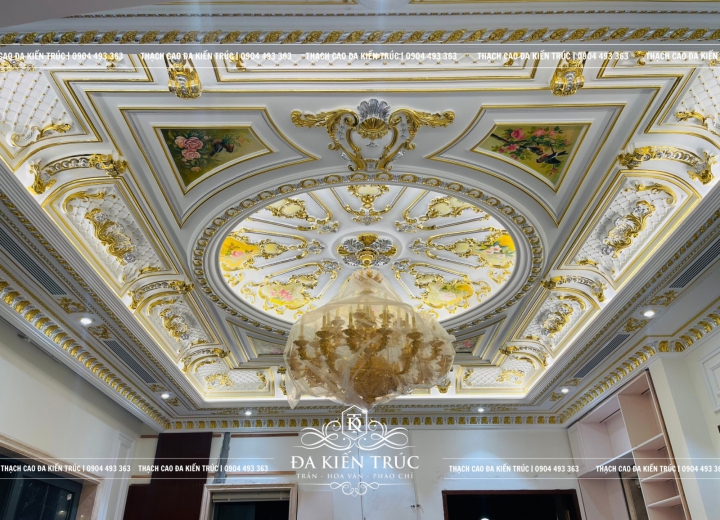 Kết Hợp Phào Chỉ Và Trần Thạch Cao Tân Cổ Điển Đúng Cách