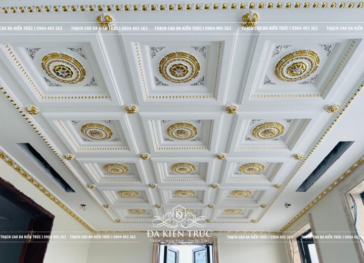 Thi Công Trần Thạch Cao Tân Cổ Điển Đẹp