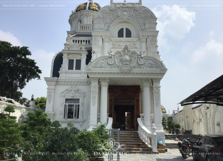 Thi Công Trần Thạch Cao Tân Cổ Điển Biệt Thự