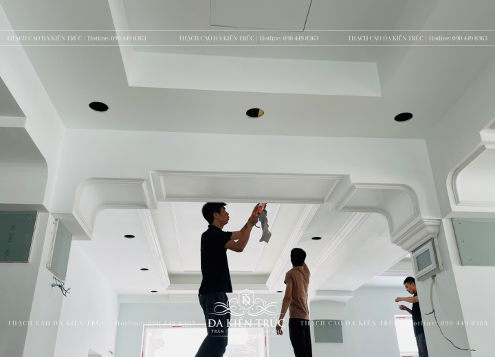 Thi Công Trần Thạch Cao Và Phào Chỉ Trang Trí Tại Tây Ninh 