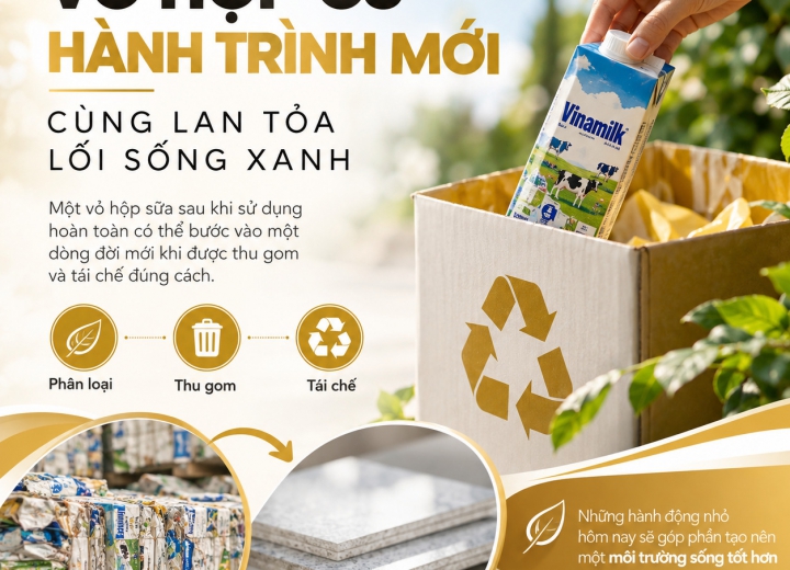 VỎ HỘP CŨ – HÀNH TRÌNH MỚI: CÙNG LAN TỎA LỐI SỐNG XANH
