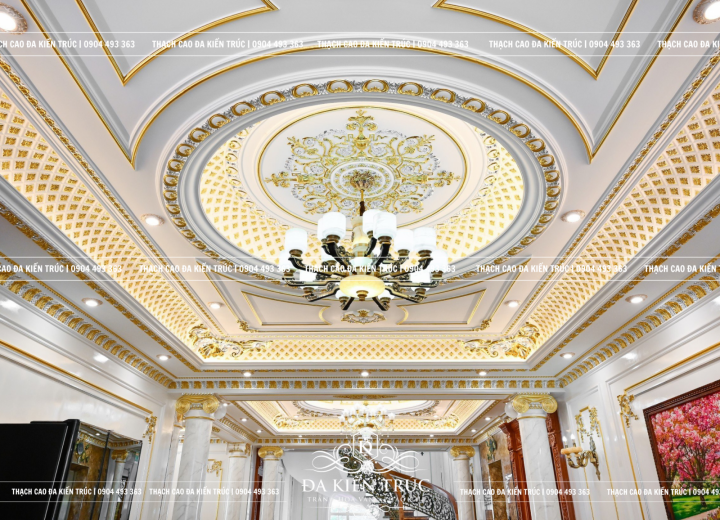 Phào Chỉ PU Cho Trần Tân Cổ Điển – Những Mẫu Được Ưa Chuộng Nhất