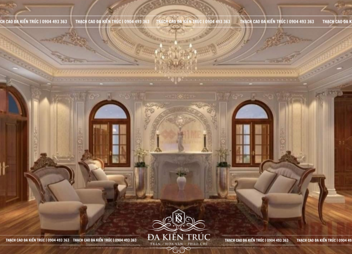 Phào Chỉ Thạch Cao Cổ Điển Cho Biệt Thự